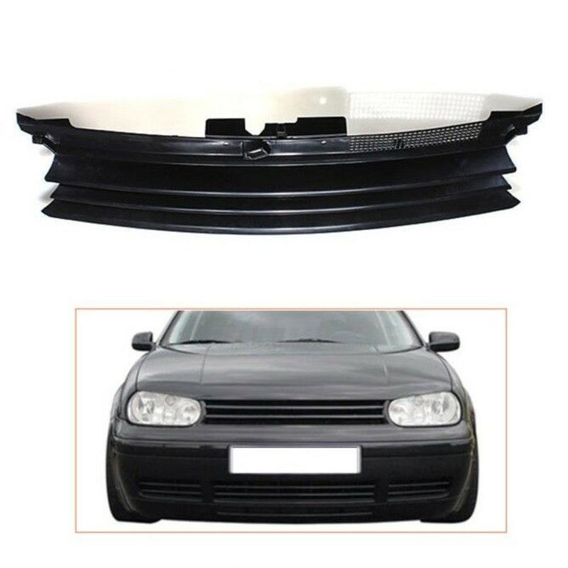 Black Car Grill Front Hood Grille For-VW Volkswagen GOLF 4 MK4 GTI R32 1997-2004 1J0853655G