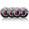 4 ks 56mm 60mm 65mm Znak na auto Krytka středu kola Samolepka Příslušenství Pro BMW E46 E36 E39 E60 E90 E90 F10 F30 G20 G21 G30 F15 X5