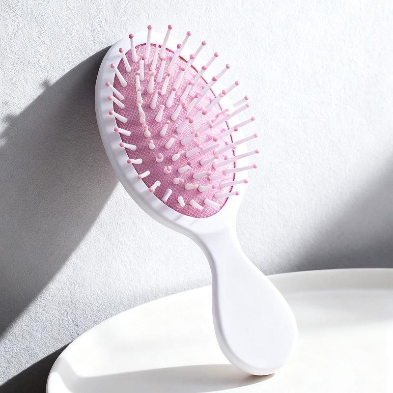 Cartoon Macaron Color Anti-Static Air Cushion Comb: Cute, Portable & Kid-Friendly Mini Handheld Air Cushion Comb
