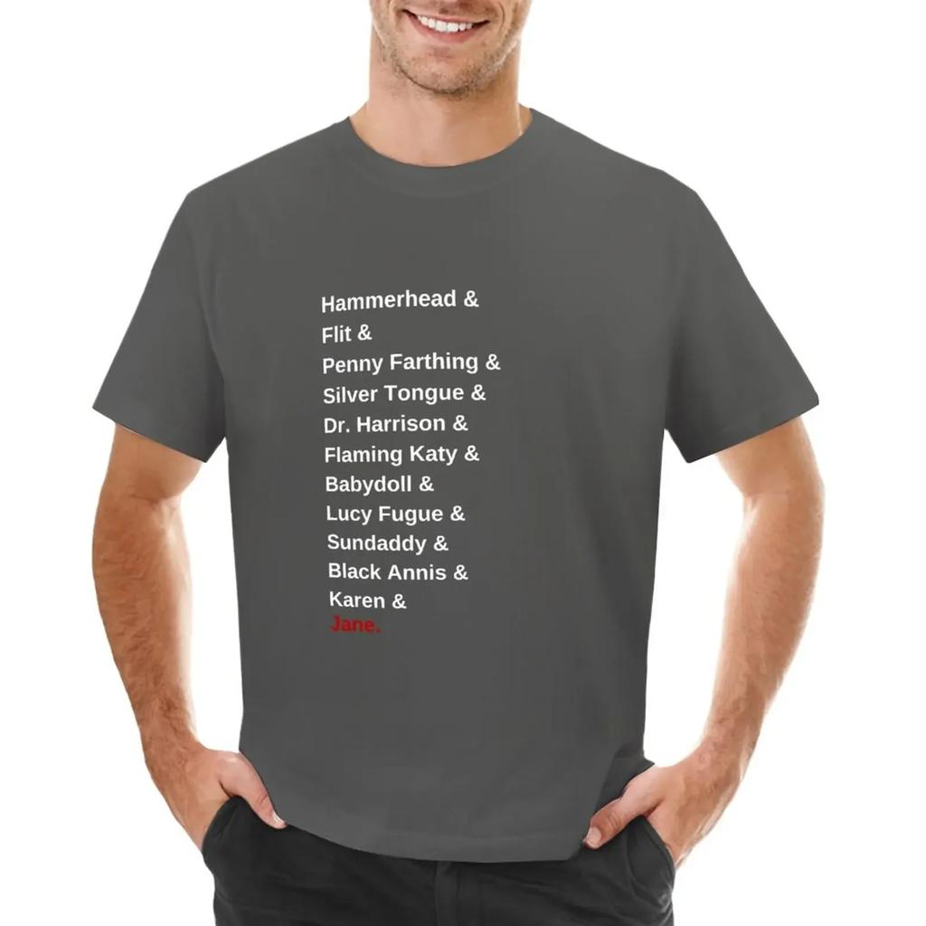 Crazy Jane TShirt funnys vintage clothes vintage summer tops mens funny t shirts