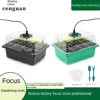 With Ventilation Hole Seed Starter Tray Mini Greenhouse Plant Starter Kit Garden