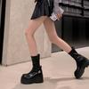 Small Heel Boots Stretch Kids Platform Ins Spice Girls Tide Shoes