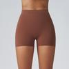 Wharton Women's Quick-Dry Sports Running Shorts - Breathable, V-Waist, Peach Hip Design