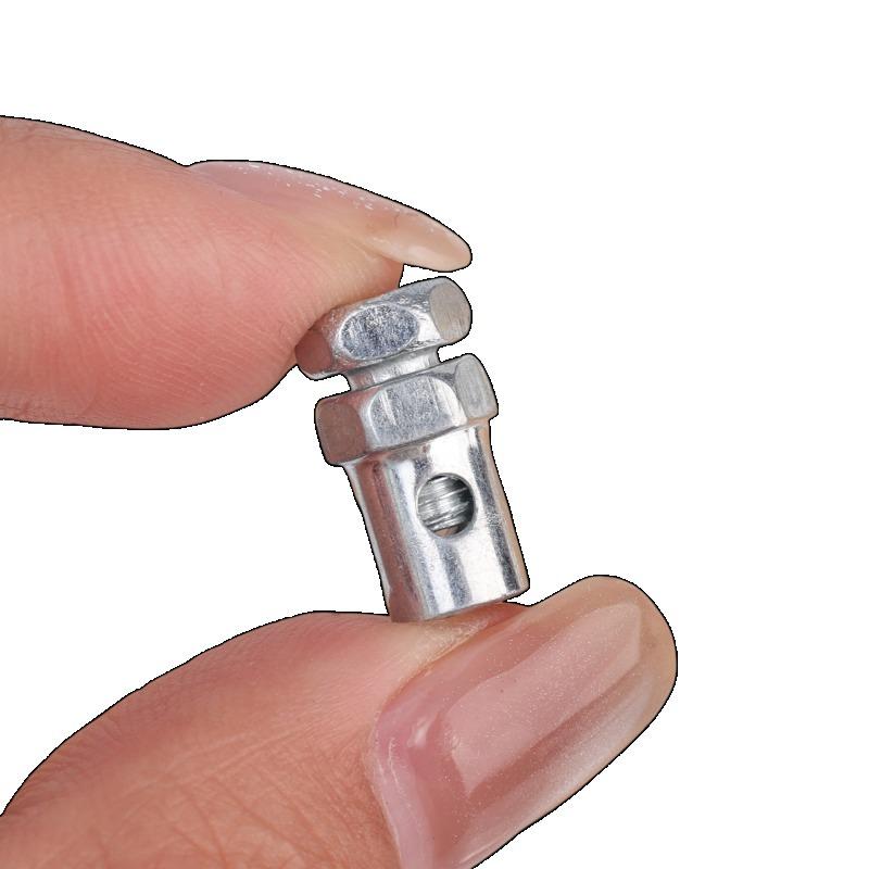 Steel Wire Rope Fixing Buckle Throttle Cable Clamp Solderless Nipple Screw Bolt For Motorcycle Scooter Bike Clutch Line Repair