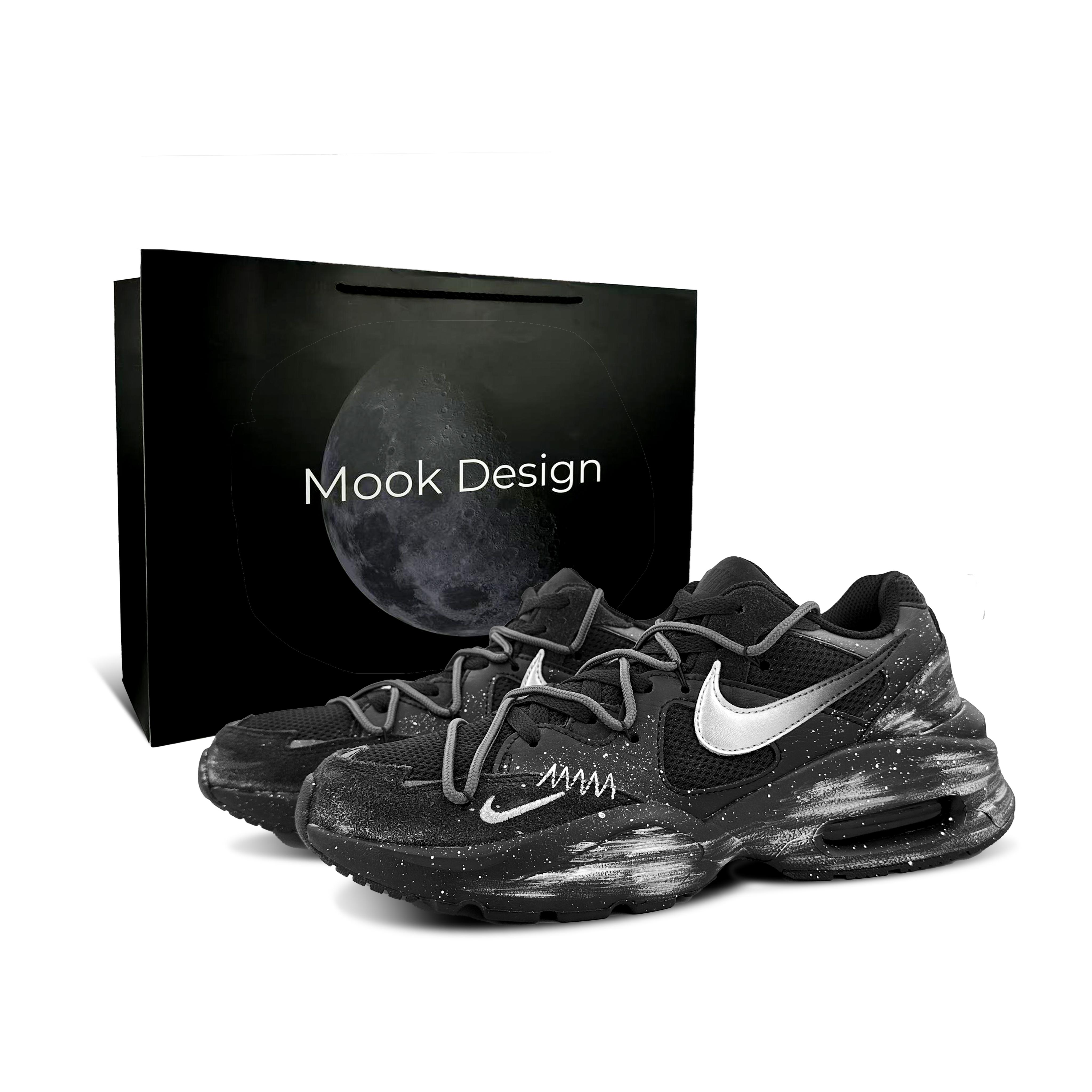 

Nike Air Max Fusion Cushioning Lightweight Low top Running Shoes Men s Black CJ1670-001(Team1328-) 43