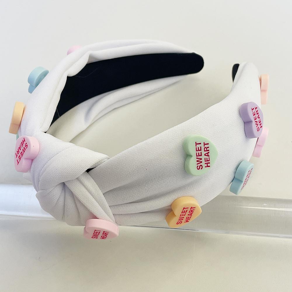 Valentinstag Süßer Herzknoten Haarband Stirnband Erwachsene Haarschmuck Haarschmuck