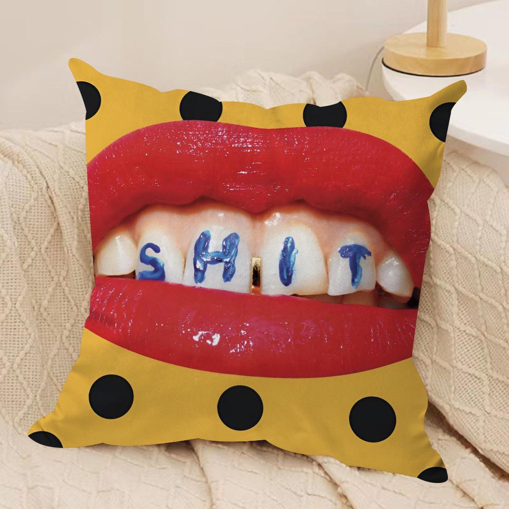 Fashion T-Toiletpaper Cushion Cover Soft Plush Fabric Double-Sided Printed Sofa Cushion Cover for All Seasons Home Decor Gift