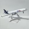 1/300 20CM Fedex Express ATR Aircraft Model Planel Airplane Diecast Metal Planes Collect Gifts