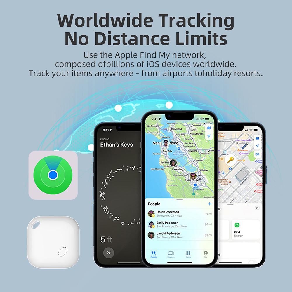 Mini dispositivo di localizzazione per Apple Trova la mia chiave Smart ITag Child Finder Pet Car GPS Tracker smarrito Smart Bluetooth Tracker Sistema iOS