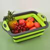 With Colander Collapsible Sink Space Saving Folding Chopping Board  Kitchen Storage