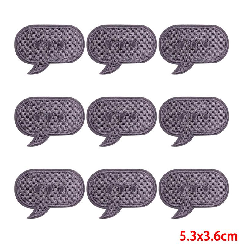 10 Pcs/lot Wholesale Embroidery Patch Iron On Patches For Clothing Patches On Clothes Jackets Decor Applique Sew Supplies