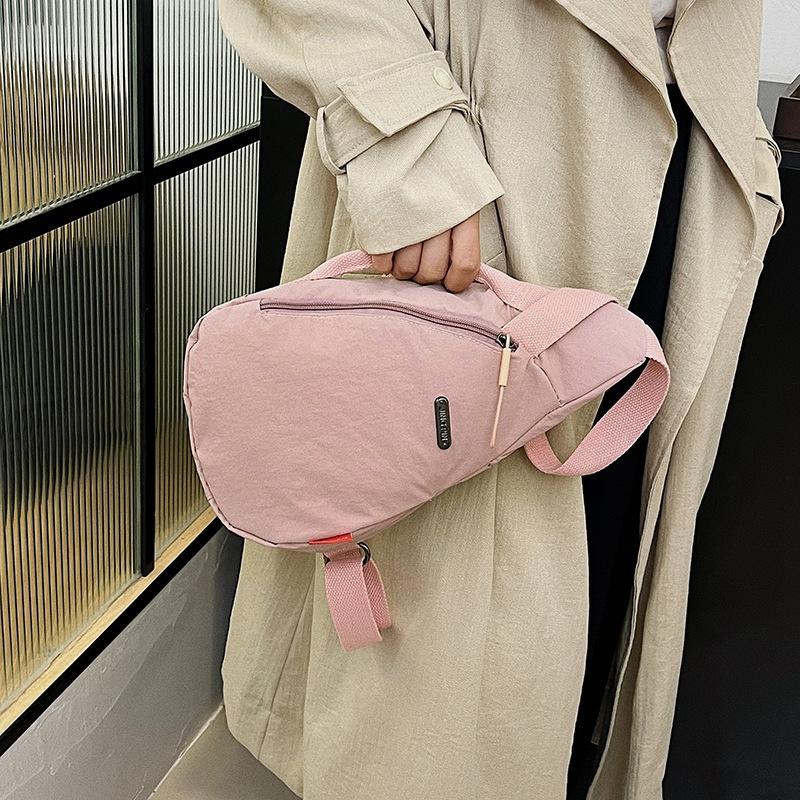 Trendy fashion simple women's chest bag personality commuting Japanese versatile handbag large capacity outing shoulder crossbody bag