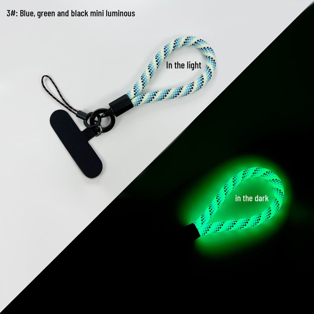 

Светящийся мини-шнурок для телефона с многофункциональным тросом безопасности для камеры и зажимом для брелока