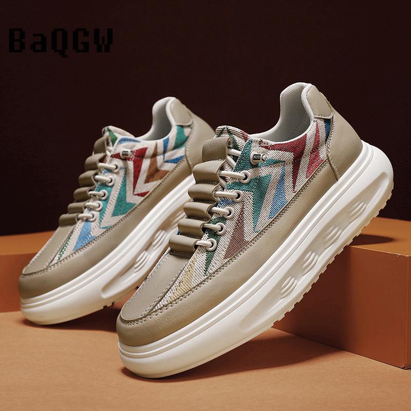 Fashion Men Shoes Chunky Sneakers Man Casual Color Block Tenis Luxury Trainer Race Breathable Shoes Fashion Running Skate Shoes
