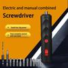 Ensemble de tournevis sans fil avec tige d'extension magnétique et batterie rechargeable pour projets de bricolage et électronique