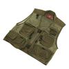Fishing Vest MultiPocket MultiMesh Waistcoat Breathable Adjustable Fishing Life Jacket(L )