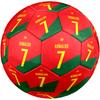 1 pz Pallone da Calcio CR7 Misura 5 Pallone da Calcetto Indoor alla Moda Colorato Gioco in Giardino - Ottimo Regalo per Appassionati di Sport HE29