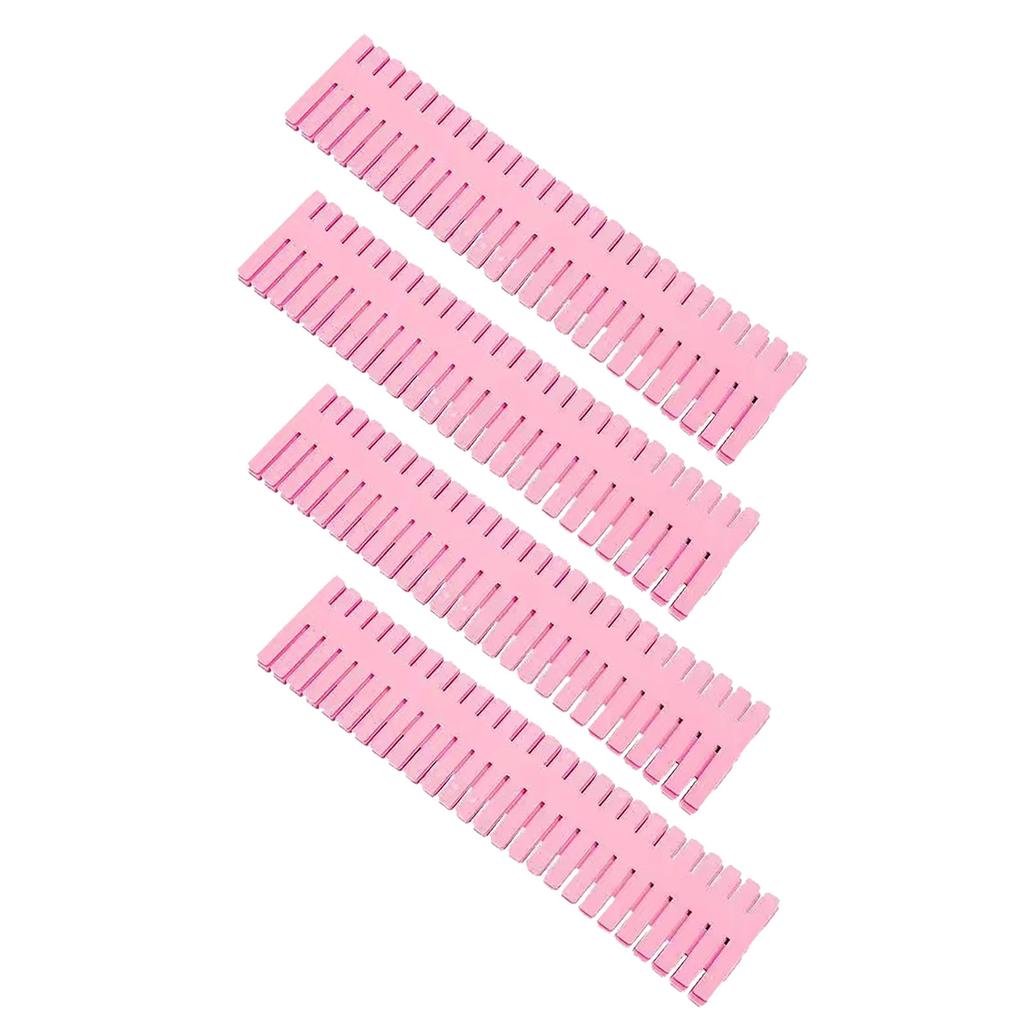 Drawer Divider Plastic Multifunctional Adjustable Drawer Separators Storage Divider for Home