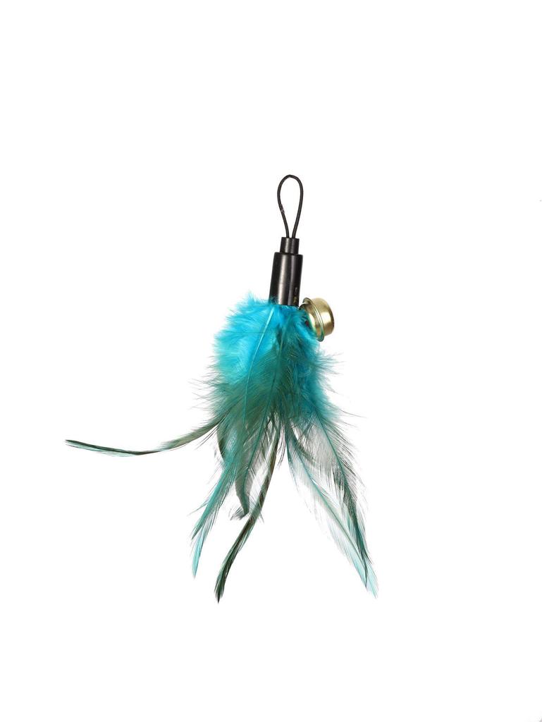 Cat Teaser Stick Replacement Feather Heads - Chicken & Feather Options