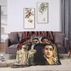 Vintage Majima Goro Plush Blankets Children  Flannel Throw Blanket For Outdoor Soft Warm Customized Quality Bedspread Gift