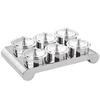 Bieying Gewürzregal aus Edelstahl für 6 Gläser