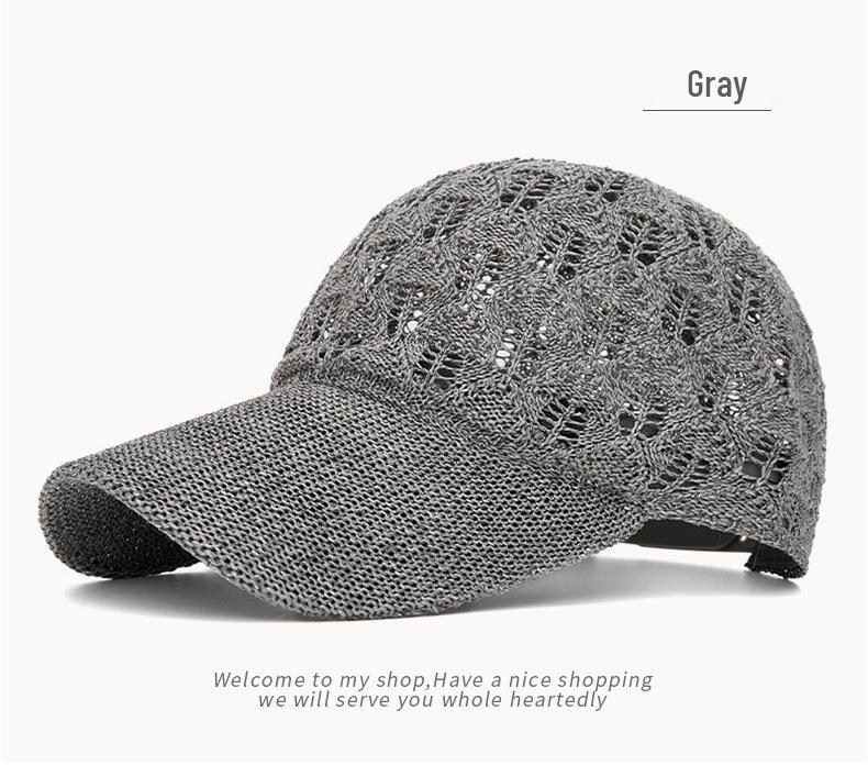 Women's Summer Breathable Mesh Duckbill Baseball Cap - Versatile Outdoor Sun Protection