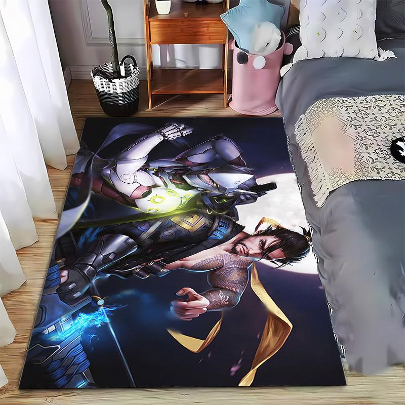

Combat Heroes Anime Style Rug Suitable for use as an anti-slip game mat for living room and bedroom sofas 40x60cm( 15x23in )