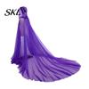 Layered Cosplay Cloak Hooded Mesh for Adults, 2 Layer Sheer Tulle Cape, Witch Costume Gothic Queen Halloween Renaissance Accessories Dark Elf Cape