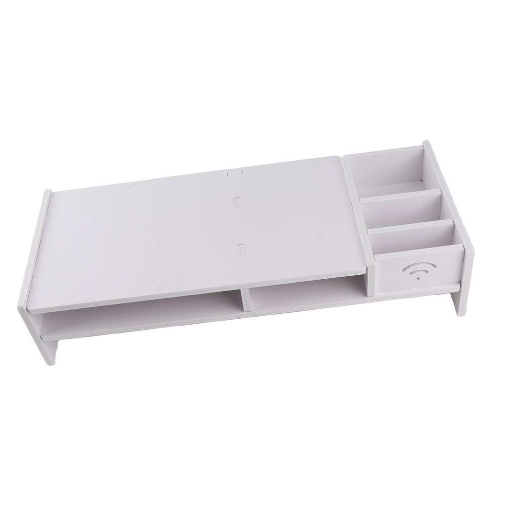 Computer Monitor Riser Laptop PC Stand Home Office Desktop Table Storage Organizer Shelf