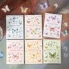 50pcs Butterfly Stickers pack Junk Journal Planner Collage Aesthetics Decoration Scrapbooking Supplies School Stationery Sticker