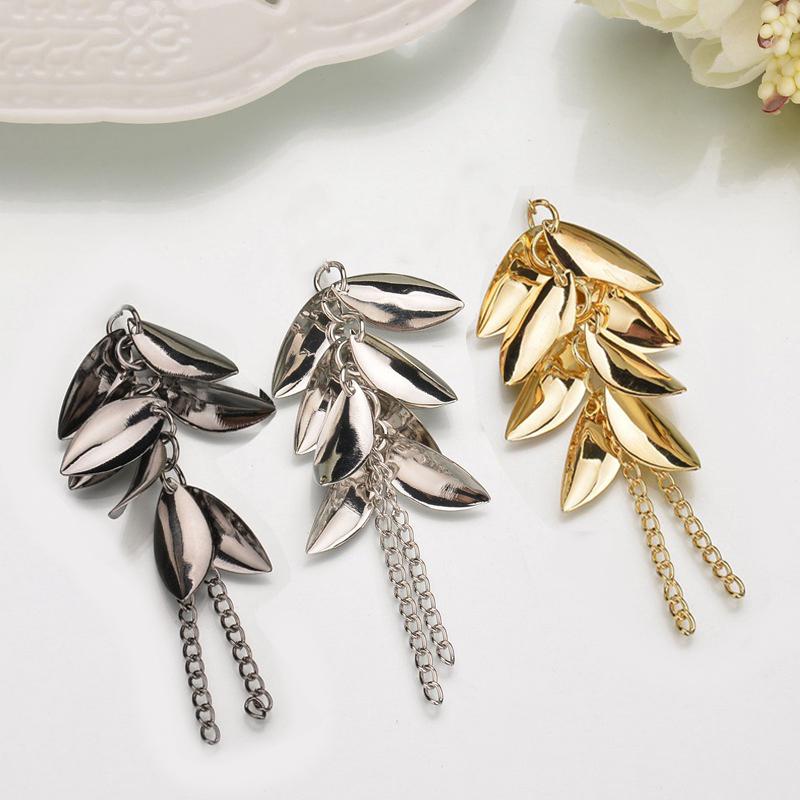 

Engood 60Pcs Multi-layered Leaves Button Sewing Trim & Embellishments Craft Buckle for DIY Jewelry Earring Necklace Pendants