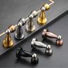 New Stainless Steel Magnetic Door Stopper Sticker Toilet Glass Hidden Door Holders Catch Floor Doorstop Door Hardware