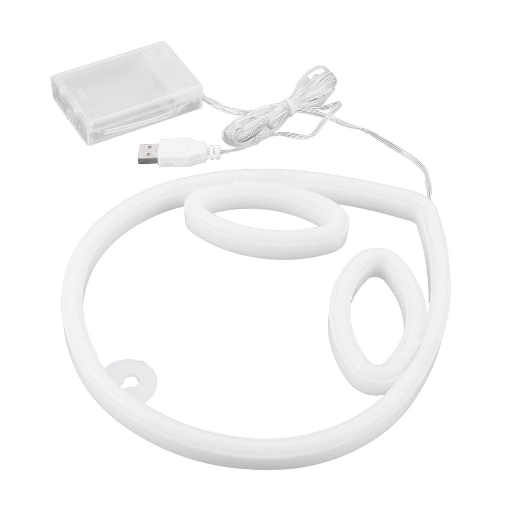 LED Neonlicht Alien Form Wandneonschild Schlafzimmer Kinderzimmer Geburtstagsfeier Dekoration