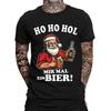 Ho Get Me A Beer Unisexs Christmas T Shirt Fun Slogan Ugly Xmas Vintage Versatile Graphic Fashion Stretched Comfortable