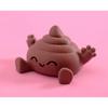 Happy Poop Toilet Ornament 3D Printed Funny Pendant Decoration for Bathroom & Desktop Novelty Gifts for Friends