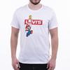 Levis X Super Mario Printed Short Sleeve T-Shirt Men T-Shirts White 22491-0706