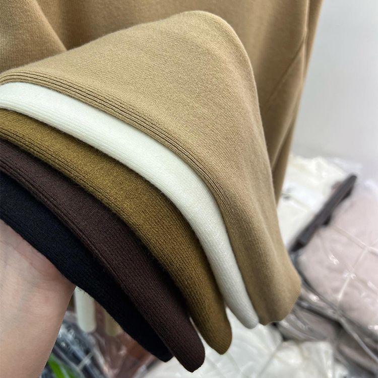 Half-high Collar Sweater Autumn and Winter Design Base Shirt Sweater for Women Fashionable Casual Loose Large Size Knitted Sweater