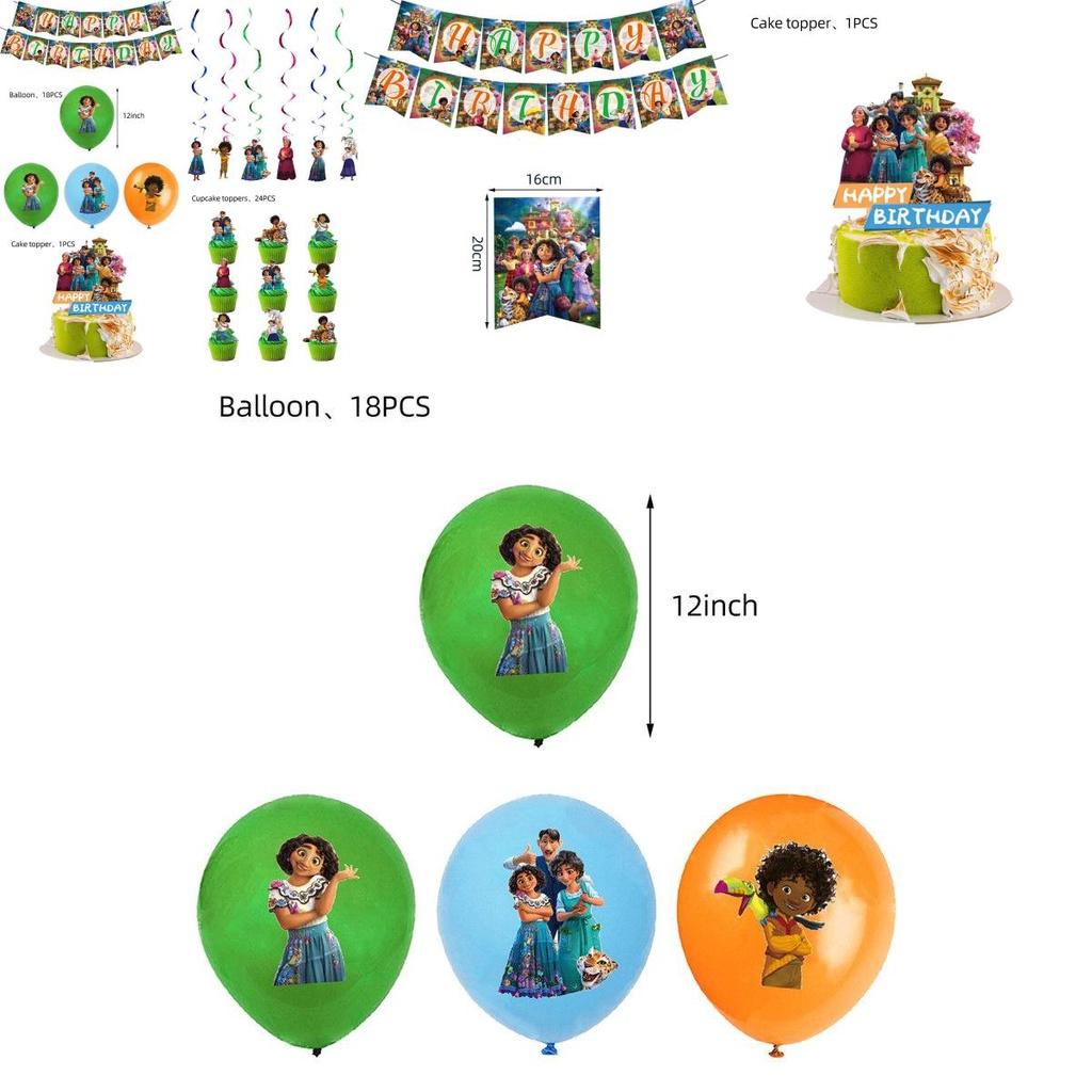 Festive Encanto Mirabel Balloons Multiple Styles Available