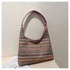 Bucket Bag, Large-capacity Handbag, Vacation Beach Underarm Single-shoulder Bag Casually