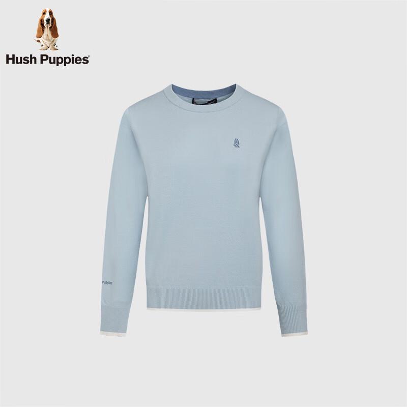 Hush Puppies Women's Classic Round Neck Elastic Long Sleeve Knit Sweater