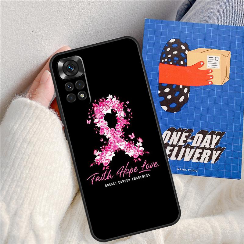 

Breast Cancer Awareness Funda For Xiaomi Redmi Note 14 Pro 13 9 10 11 12 9S 10S 11S 12S Redmi 13C 10C 12C 14C Case Redmi Note 11