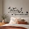 Removable Wall Sticker PVC Family Wall Sticker Durable Wall Art Decor Living Room Decor