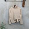 C S In The Room Hadoo Wool Whole Garment baSiC looSe Fit turtleneCk Long Sleeve