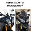 For Yamaha Fj-09 Mt-09 Tracer 2015-2018, Tracer 900 Gt 2017-2020 Extension Fairing Front Beak Arrows Covers Wheel Extender Cover