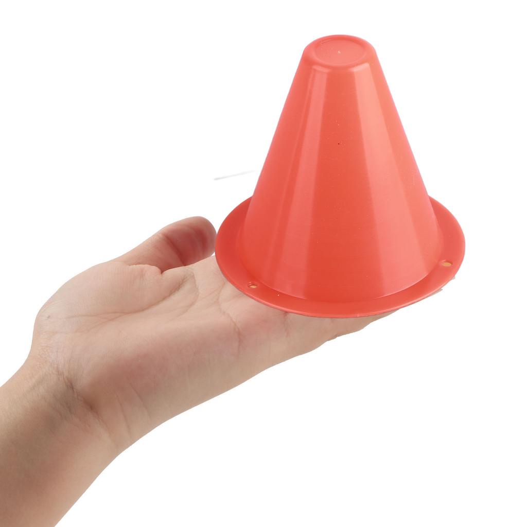 10 stücke Fußball Training Kegel Fußball Barrieren Kunststoff Marker Halter Zubehör (Orange)