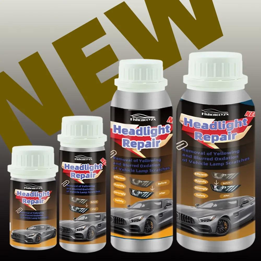 100ml Lešticí chemikálie na světlomety Lešticí sada Kapalina na světlomety Polymerová Opravná kapalina Sada na renovaci světlometů automobilu