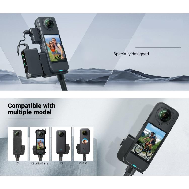 Professional Cold Shoe Holder for X4 X3X2 Cameras for Mic RX Mic Adapter Plate with Enhances Durability and Portability