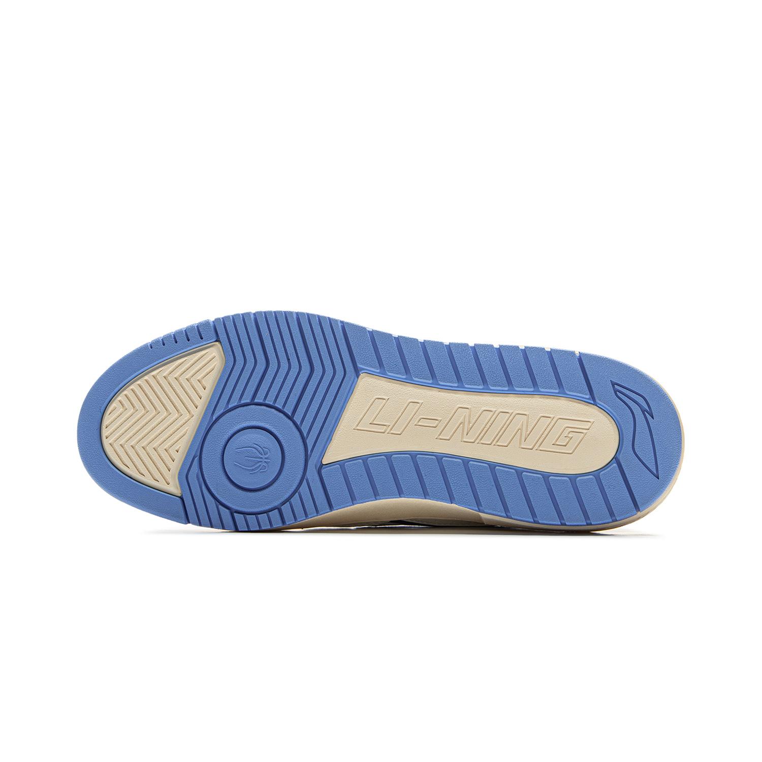 

Новинка LiNing Новое поступление Нескользящая амортизация Низкие кеды для скейтборда Унисекс Бежевый Синий ABCV009-2 43