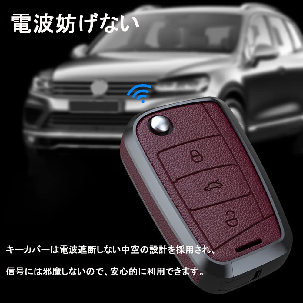 Yinki Volkswagen Smart Key Case Key Cover Accessories Car Key Case New vw Golf