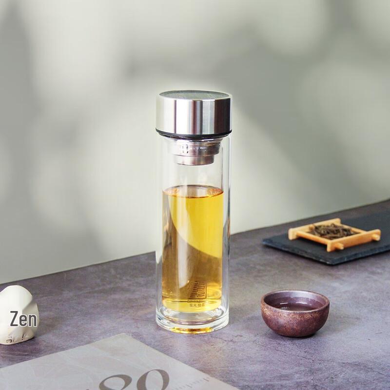 Fuguang Xuanyu Antibacterial Double-Layer Glass Cup